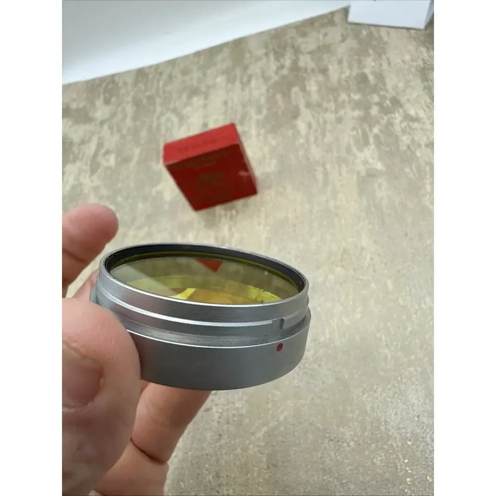 Ernst Leitz Leica Gelbfilter 1 Yellow Camera Filter Model XOOQG Wetzlar Germany